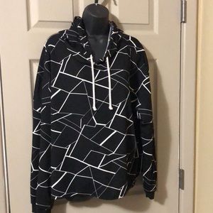 Poly/spandex hoodie